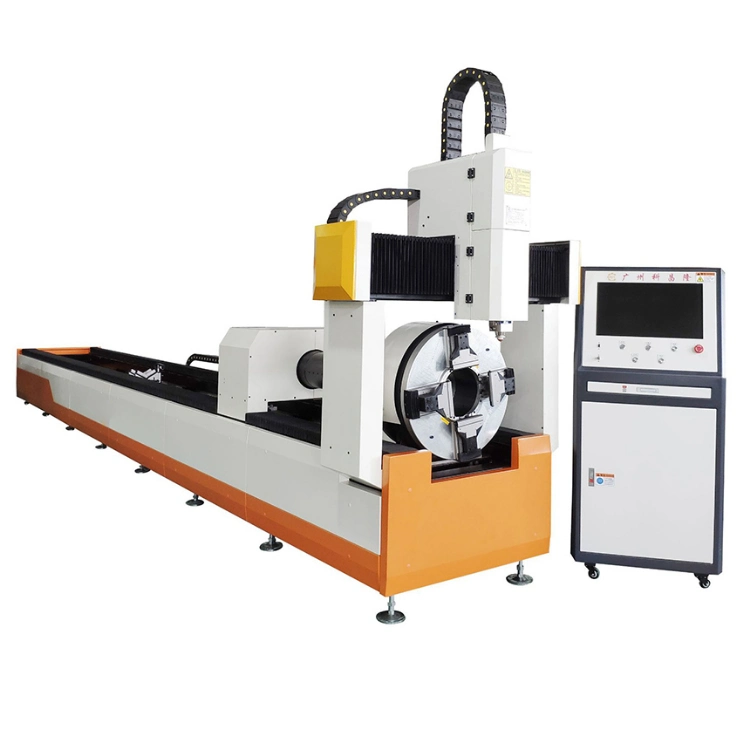 CNC Square Metal Tube Pipe Laser Cutting Machine